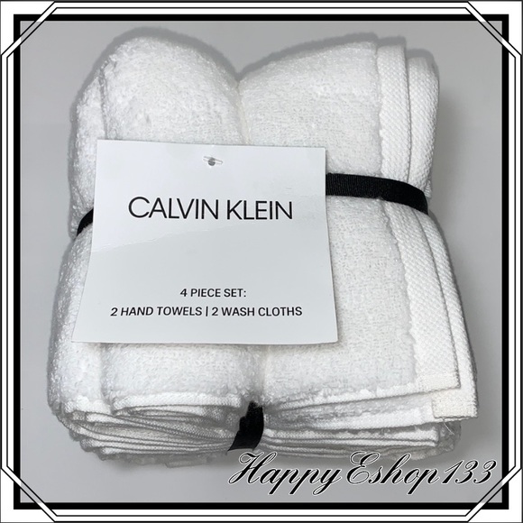 Calvin Klein Hand Towels & Wash Cloths Set,4-Piece - Picture 1 of 8